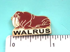 WALRUS  - hat pin , lapel pin , tie tac , hatpin  GIFT BOXED