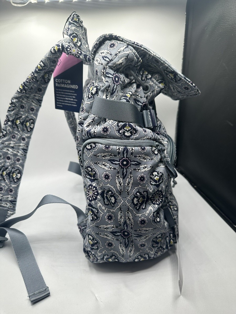 Vera Bradley Women\'s Cotton Utility Backpack Plaza Tile - Recycled Cotton Vera Bradley Women main image 4