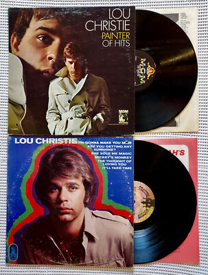 LOU CHRISTIE Orig 2LP Make You Mine Painter Of Hits MGM   BUDDAH Inner Vinyl EX