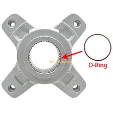 Rear Axle Brake Rotor Disc Disk Flange Hub for Honda TRX400EX TRX400X Sportrax