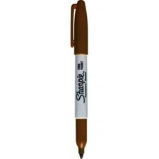 Sharpie Permanent  Brown Marker Fine Pt Tip  New