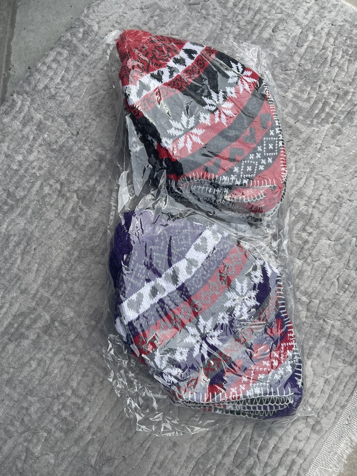 Wholesale Lot/12 Winter Wear, Unisex Beanie Hat, Ear Flaps, Fleece Ins