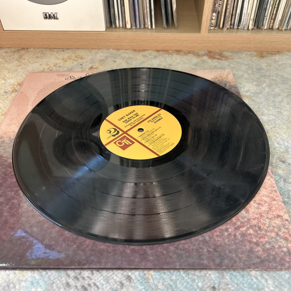 Chet Baker - She Was Too Good To Me 1974 LP Complete W/OG