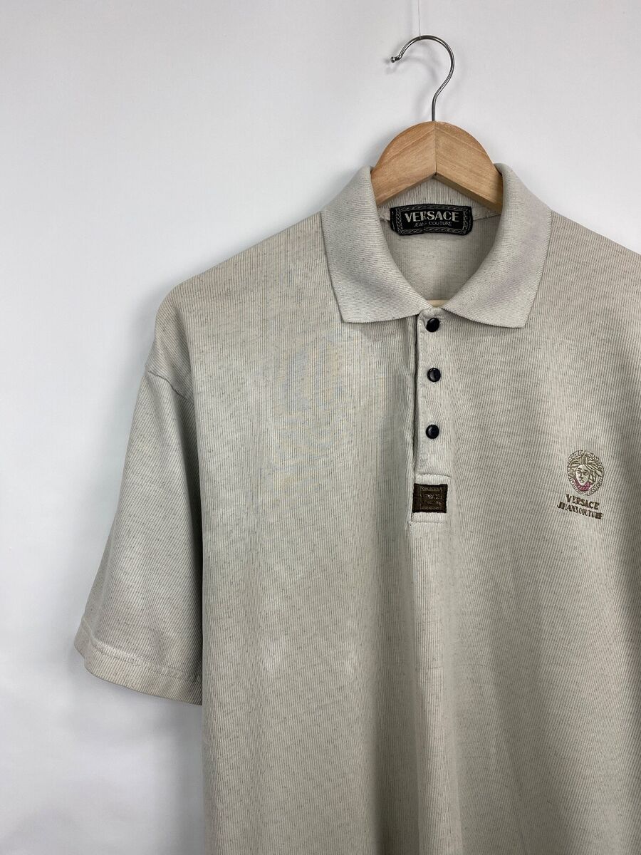 Vintage 90s Versace Jeans Couture polo t-shirt Y2K rare hype Vintage 90s Versace Jeans Couture polo t-shirt Y2K rare hype