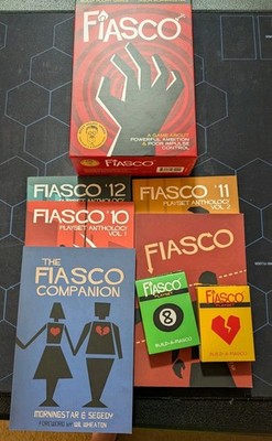 Fiasco RPG Huge Lot,  Revised Ed  + Books || Bully Pulpit Games