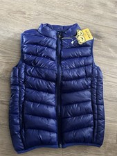 Unbrand Youth Purple Puffer Vest For 8-9 Year Olds Medium Full Zip Pockets Nylon