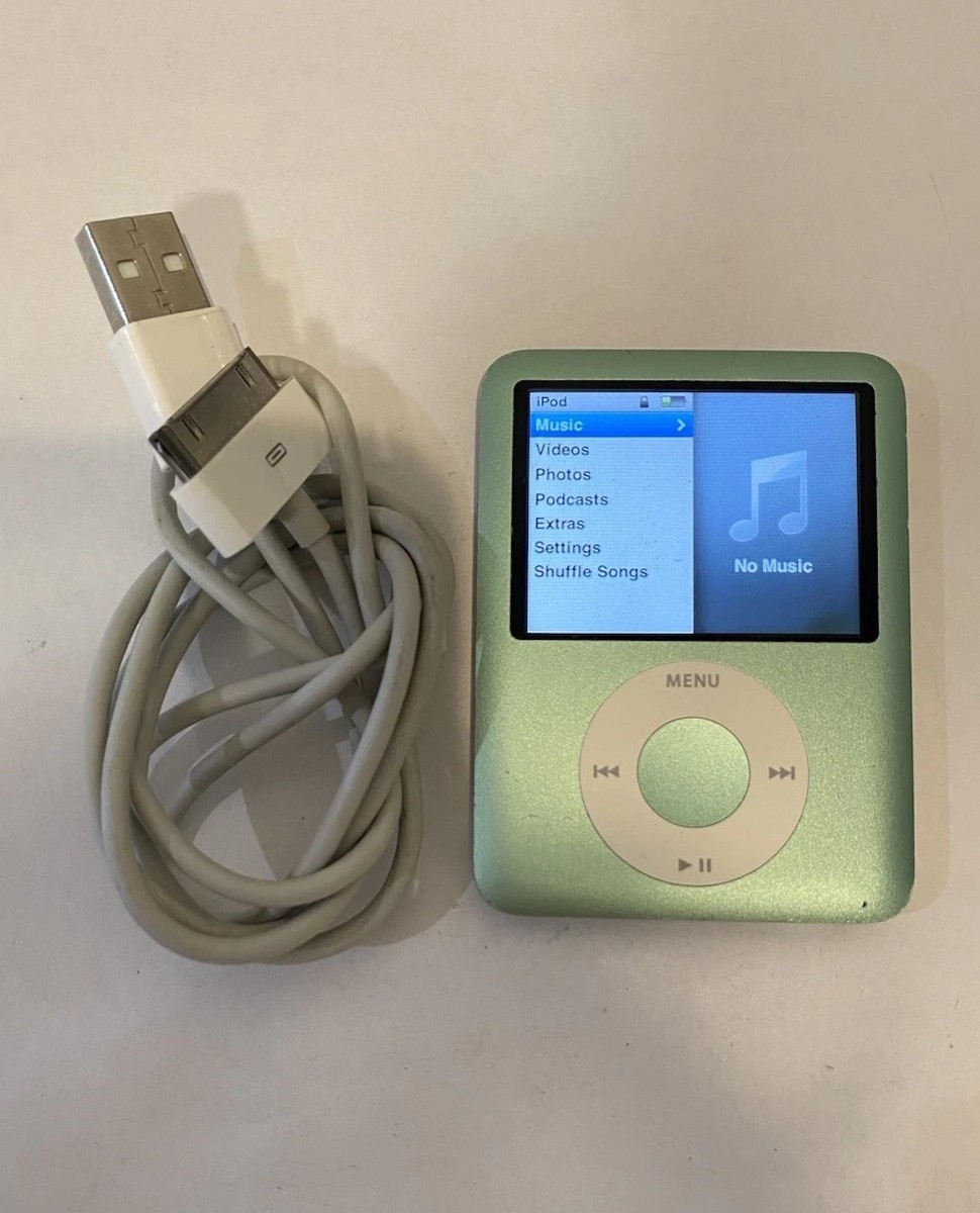 【美品・バッテリー良好】Apple iPod nano 第3世代 4GBモデル Apple iPod Nano 3rd Generation 4GB 8GB All color Works Great New