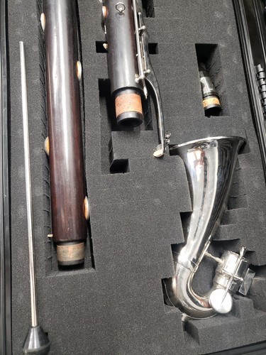 Selmer Paris Professional Contra Alto Clarinet, Grenadilla Wood Plays Excellent! - Picture 13 of 17