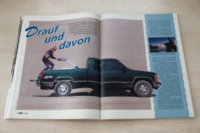 Auto Motor Sport AMS 12/1996 Chevrolet Silverado 5700 SFI Pickup mit 254PS in ei