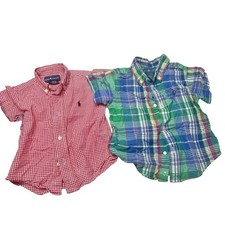 2 Ralph Lauren Boys Button up Shirt  s Size 18 mo and 24 mo