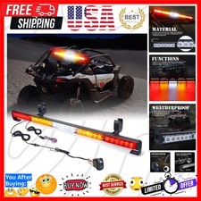 Upgraded 30" Offroad LED Rear Chase Strobe Light Bar w/Brake Reverse Turn Sig...