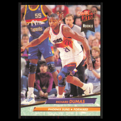 Richard Dumas Rookie #338 1992 Fleer Ultra Phoenix Suns Basketball Card NBA NM