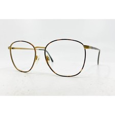 Fratelli Lozza Eyeglass Frames Women Gold Tortoise Endeavor 55-18-140 Italy