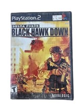 Novalogic Delta Force Black Hawk Down PS2 Video Game Black Yellow