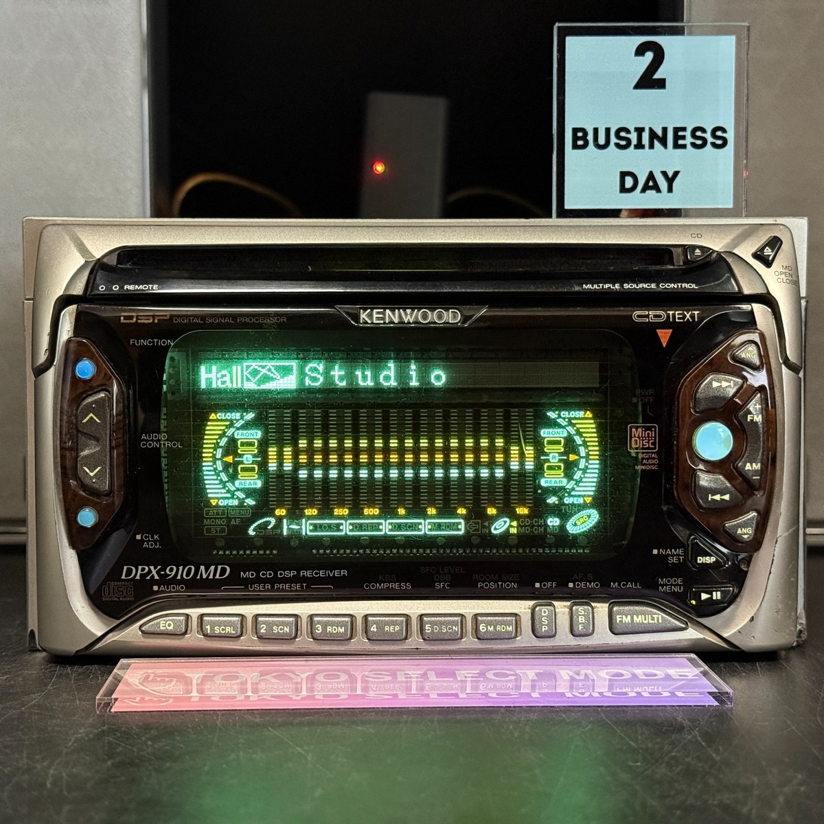 Kenwood DPX-910MD Car CD MiniDisc Receiver Head Unit CD Tested MD