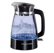 Russell Hobbs Carafe Style Kettle Classic Glass 1.7L Blue Illumination Fast Boil