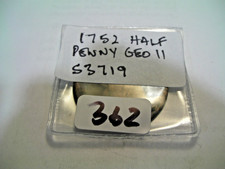 1752  HALF PENNY GEORGE 11    S3719     362