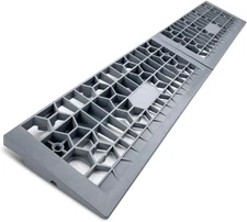 Modular Threshold Ramps for Doorways, 1" Rise Wheelchairs Ramps for Home Indoor,