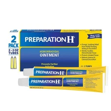 Preparation H Hemorrhoidal Ointment 2 Ounce Tube (Pack of 2) exp. date 11/2025!!