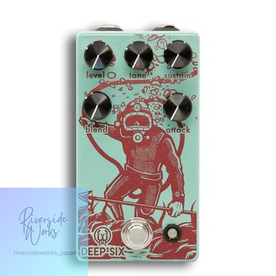Walrus Audio WAL-DEEP/V3 Deep Six V3 Kompressor Effekpedal für Gitarre