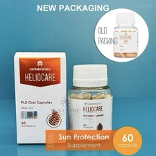 Heliocare Oral Sunblock Supplement (60 Caps) Skin Anti Aging Sun Protection NEW