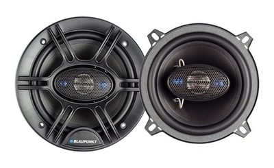 Blaupunkt 5.25-Inch 300W 4-Way Coaxial Car Audio Speaker, Set of 2
