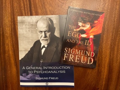 Sigmund Freud 2 Book Lot A General Introduction to Psychoanalysis/Ego & the ID