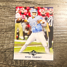 Leaf 2017 Leaf MJ Mitch Trubisky Rookie #07 Chicago Bears NFL Football Card. rookie card picture