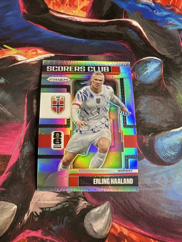 2026 Panini Prizm Fifa World Cup - Scorers Club Erling Haaland #13 Wave Prizm