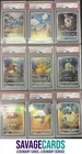 2022-23 Pokemon SWSH VStar Universe FA JPN 9 Cards Lot (Pikachu...) PSA 10