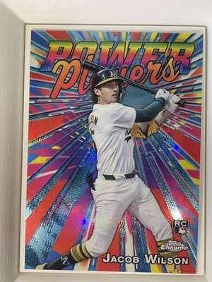 2025 Topps Chrome - Power Players Jacob Wilson #PP-22 (RC)