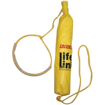 Lalizas Life-Link Wurfschnur Mit 23m Seil - Handschlaufe & Tasche Gelb