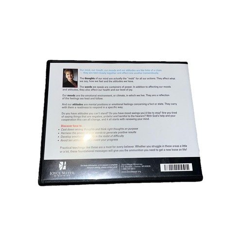 Mind Mouth Moods And Attitudes - Joyce Meyer Ministries Inspirational - 4 CD Set - Picture 5 of 5