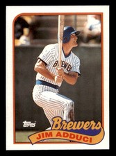 1989 Topps #338 Jim Adduci