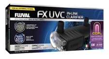 NEW Fluval FX UVC In-Line Clarifier 6W Aquarium Water Clarifier A199 400 Gallons