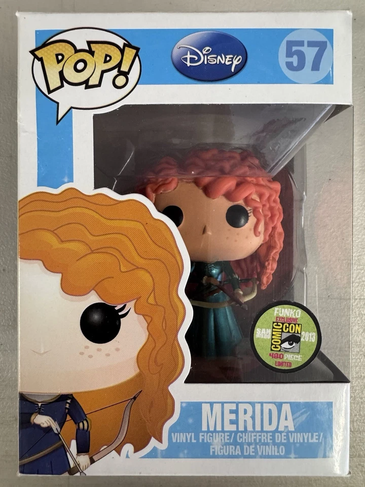Mérida (Metálico) 57 ~ Disney: Brave ~ Vinilo Funko Pop ~ 480 PIEZAS + ESTUCHE RÍGIDO Foto 2 de 4