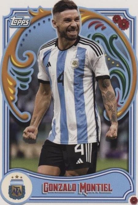 2023 Topps Argentina Fileteado - Gonzalo Montiel #5 for sale | eBay