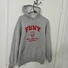 FDNY .. Fire Department City of New York .. Hoodie Sweatshirt .. Size XL