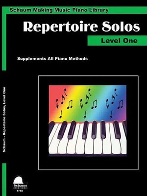 Repertoire Solos Level 1 | Making Music Piano Library Elementary Level | Schaum