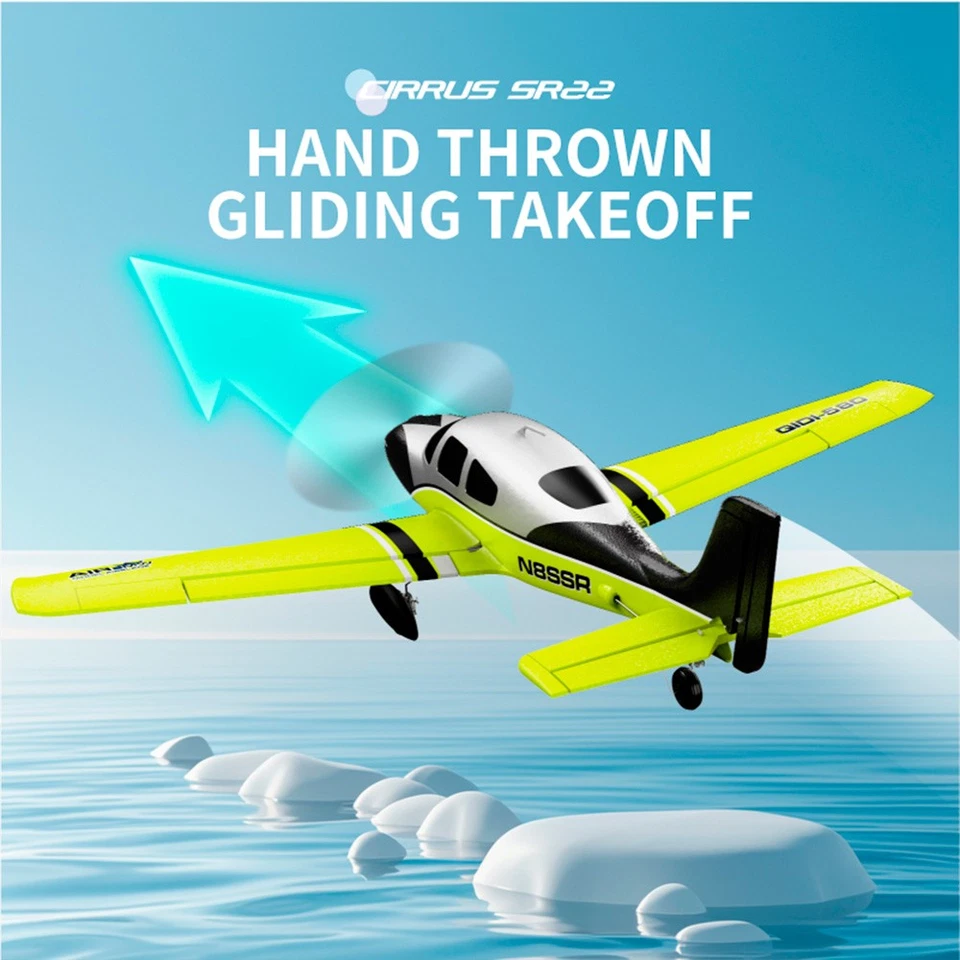 Aviones deslizantes 580 (SR22) 4 CANALES sin escobillas equilibrio automático EPP ala fija Foto 3 de 4