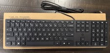 HP Desktop 320K Slim Wired QWERTY Keyboard - Black (L96909-001)