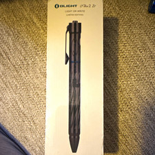 OLIGHT O'Pen 2 Zr Zirconium Limited Edition Ballpoint Pen "Light or Write"