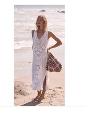Free People Beach Santorini Maxi Sweater Dress Women's Size Large