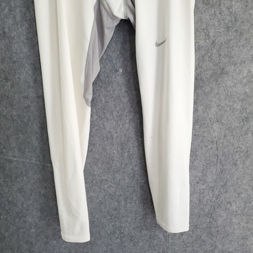Nike Pro Herren 2XL XXL Weiß Swoosh Dri-Fit Tight Fit Leggings Kompression Sport - Bild 3 von 18