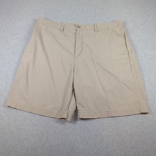 Vineyard Vines Club Shorts Mens 40 Beige Chino Flat Front Casual Preppy Classic