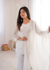 Salwar Kameez Pakistani Indian Wedding Party Wear Dress Bollywood Palazzo Suit