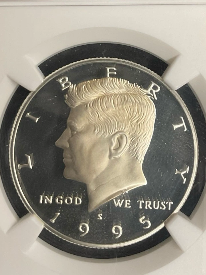 1995-S SILVER PF70 UCAM Kennedy Half Dollar NGC Signature Label - Image 3 of 4