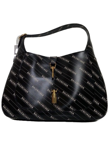 BALENCIAGA Shoulder Bag Medium Jackie 1961 The Hacker Project Black Used