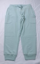 Mandala Women's Mid Rise 9-Pocket Scrub Joggers EH6 Sterling Blue Large NWT