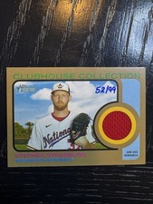2022 Topps Heritage Clubhouse Collection Relics Stephen Strasburg CC-SS Gold /99